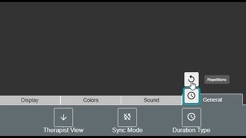 How to set the BLS duration by number of repetitions