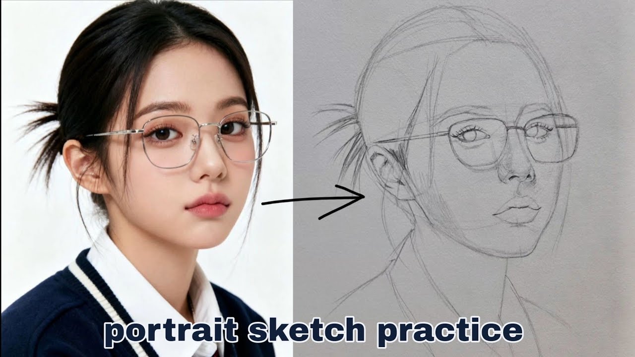How to draw a face with Loomis Method - YouTube