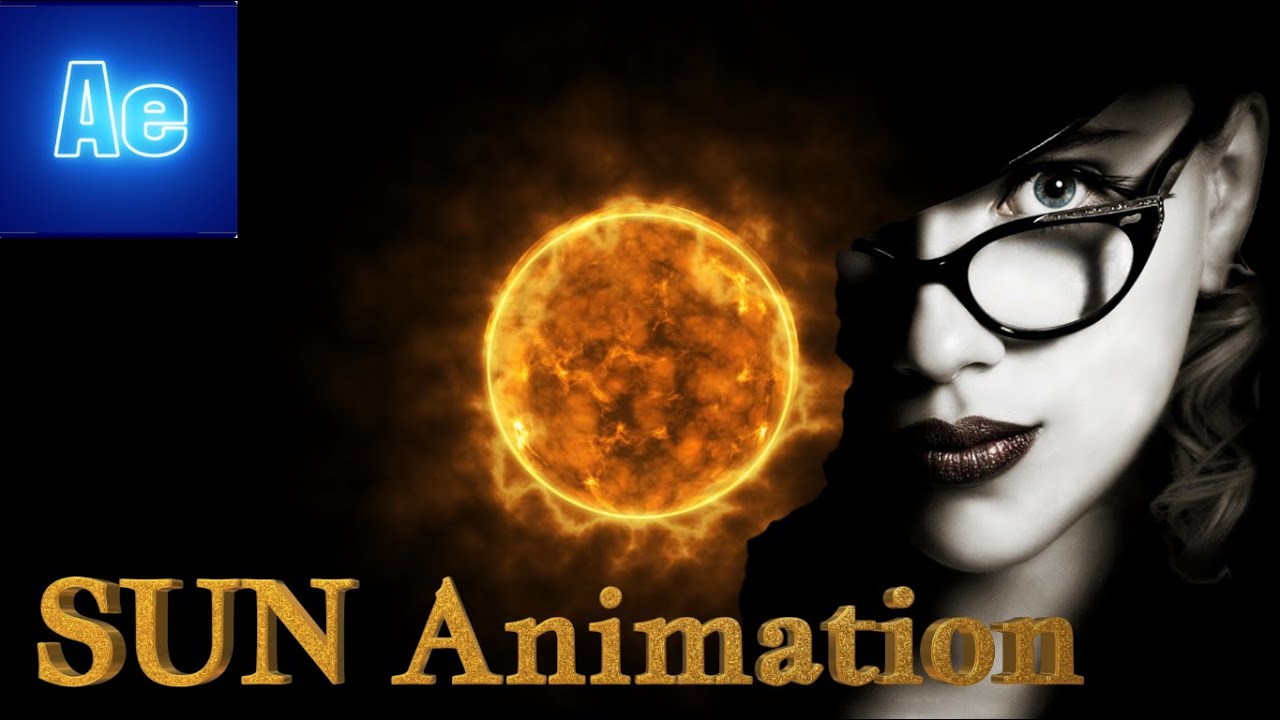 CREATING SUN ANIMATION IN After Effects | adobe after effects tutorial
