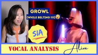 Sia【Alive】 Vocal Analysis \/Reaction (Norton Graham Show \\