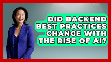 Did Backend Best Practices Change With the Rise of AI? - Server Logic Simplified
