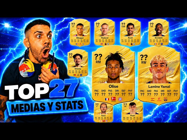 🚨TOP 27 MEDIAS Y STATS OFICIALES DE FC 27 (HAY SORPRESAS) DjMaRiiO🚨