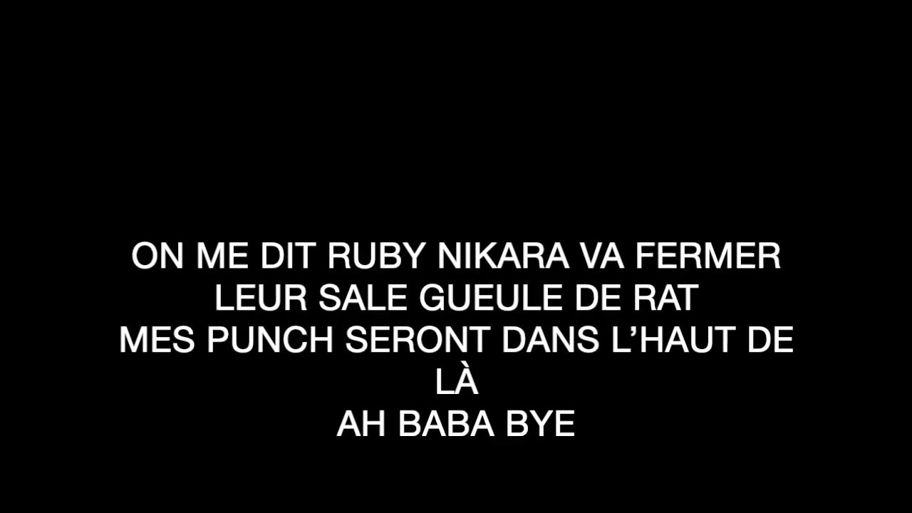 Barbie Gang - Ruby Nikara (paroles)