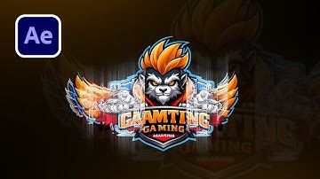 ⚡Gaming Logo Animation in After Effects! (Easy Step-by-Step Tutorial) | After Effects Tutorial.|🔥