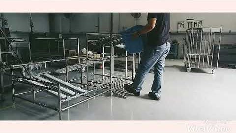 FIFO rack for stacking empty box