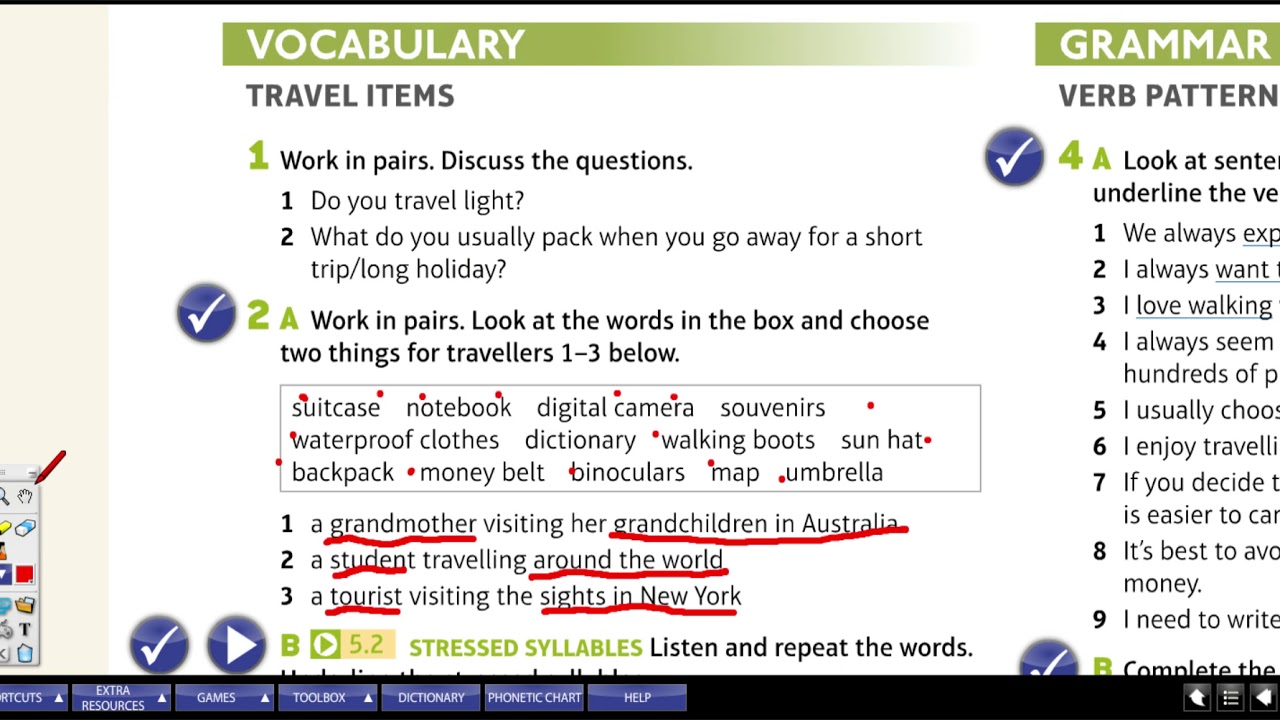 Speakout 2nd Edition Pre Intermediate ActiveTeach Unit 5 2 YouTube