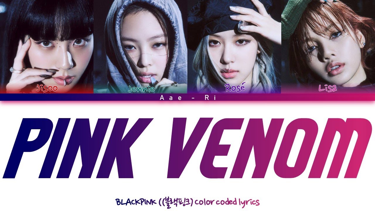 BLACKPINK Pink Venom Lyrics (블랙핑크 Pink Venom 가사) Color Coded Lyrics ...