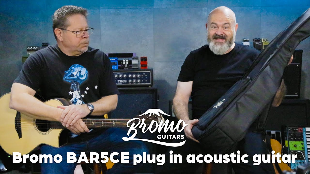 Bromo BAR5CE plug in acoustic guitar - YouTube