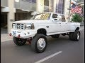 RARE SUPER CLEAN 1997 Ford 350 4x4 OBS FORD lifted 6 inches on 22s with 37s!