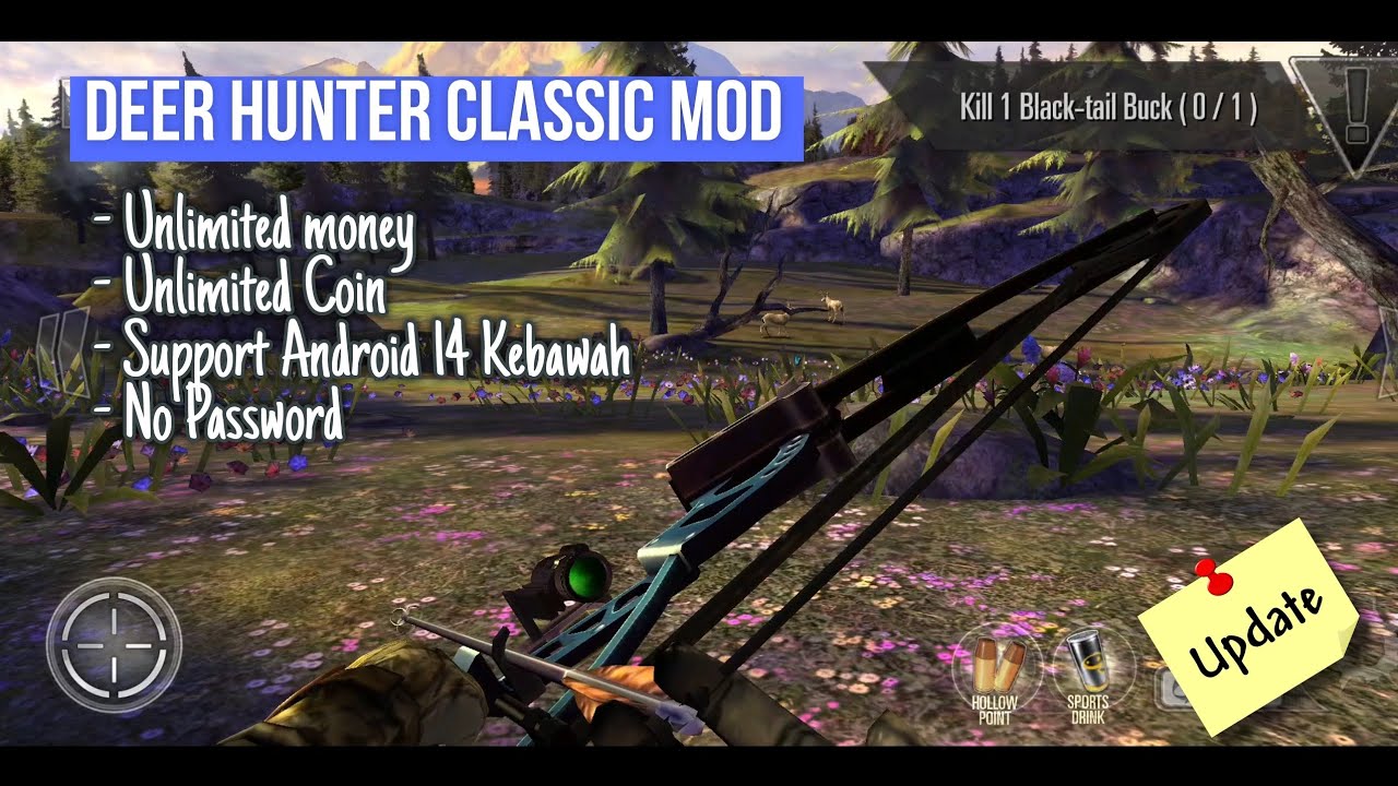 DEER HUNTER CLASSIC MOD APK TERBARU YouTube