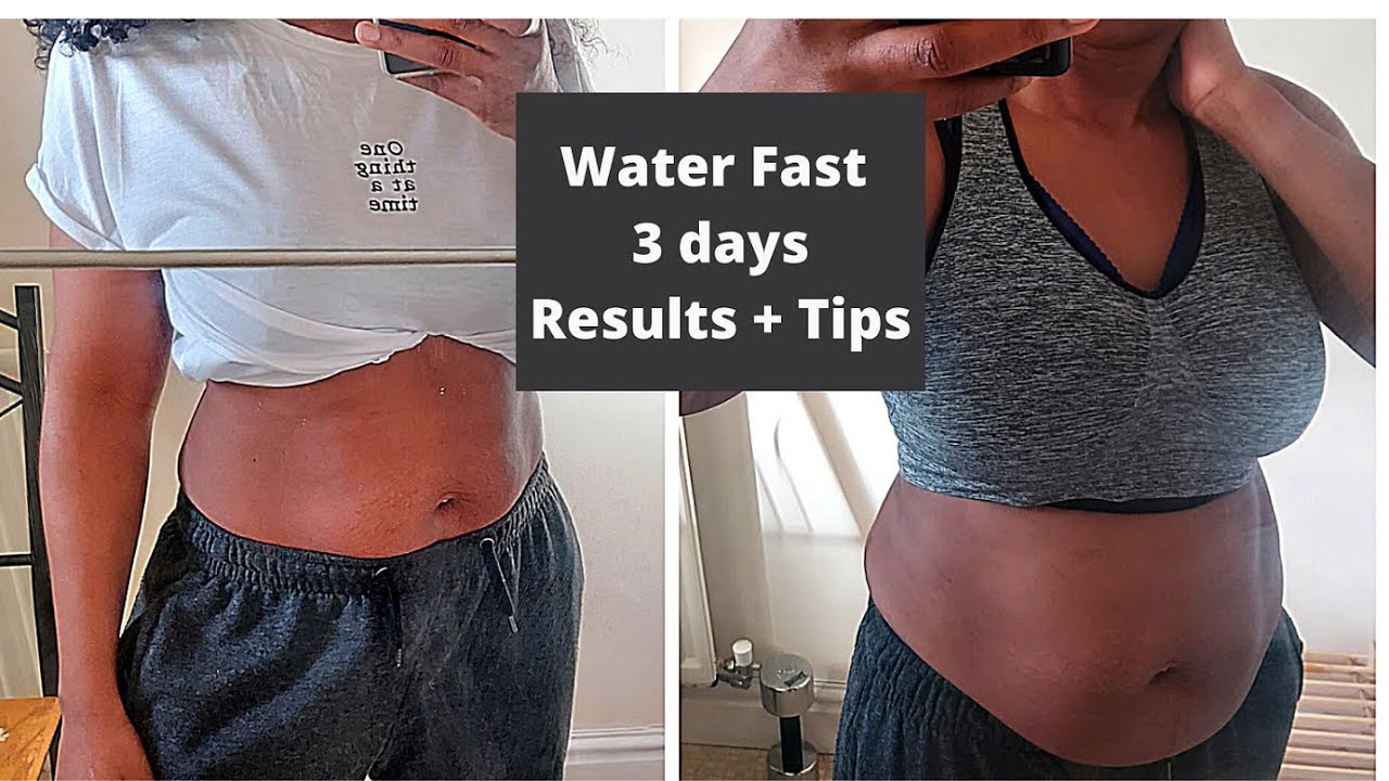 3 DAYS WATER FAST | Weight Loss Journey | Results + Tips - YouTube