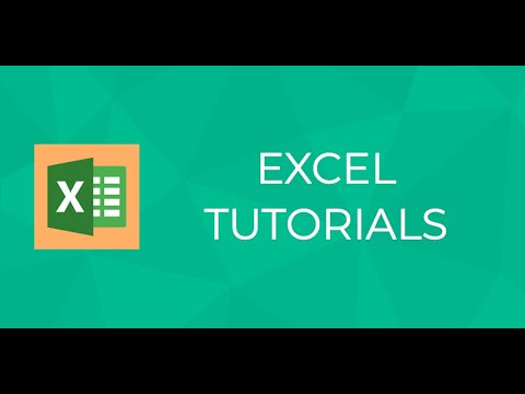 MS EXCEL Tutorials for Beginners - 1 - Working with Worksheets - part 1 ...