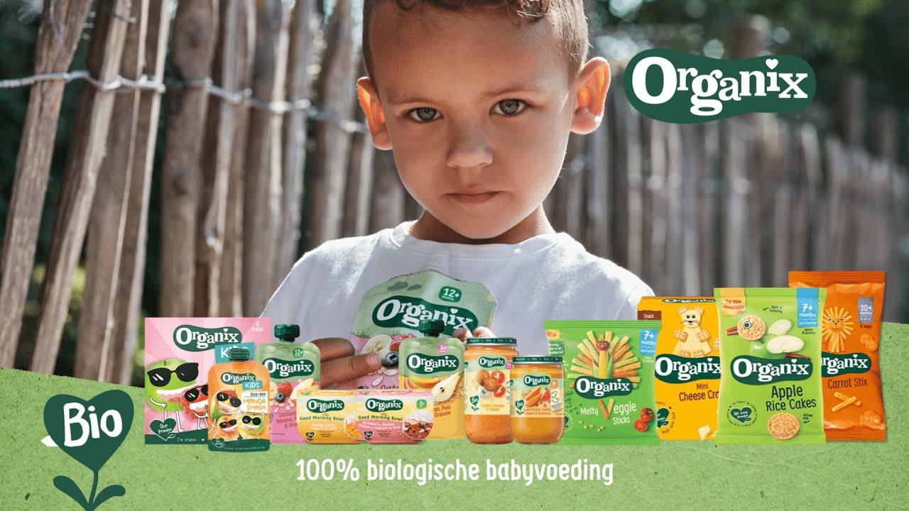 Organix | 100% biologische babyvoeding, zonder onnodige toevoegingen voor je baby, peuter & kids 💚