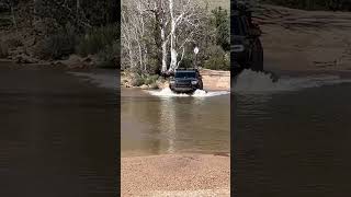 Toyota Tacoma creek crossing.