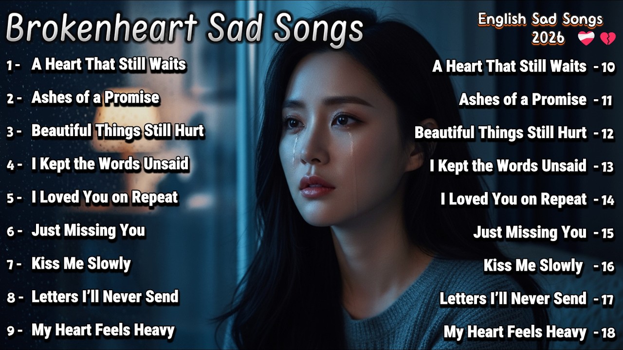 Broken heart Sad Songs🔥🎵| Newest English Love Song That Hit Deep | Soft Acoustic Playlist