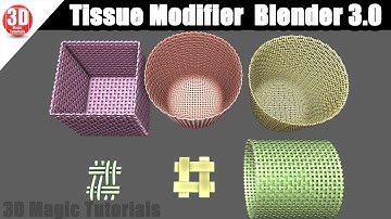 Blender 3.0 - Tissue Modifier | Tissue Add-on