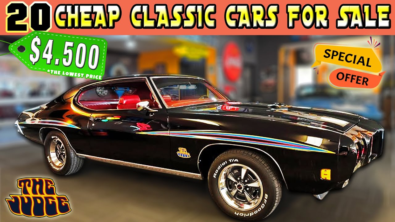 20 Classic Cars Up for Sale cheaply by Owners !! Finding Legendary Rides Right NOW!!
