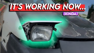 Trying to Fix the Pop Ups on the 240sx after it