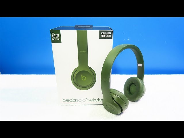 parkere væske En god ven Beats Solo3 Wireless "Turf Green" Neighborhood Collection! - YouTube