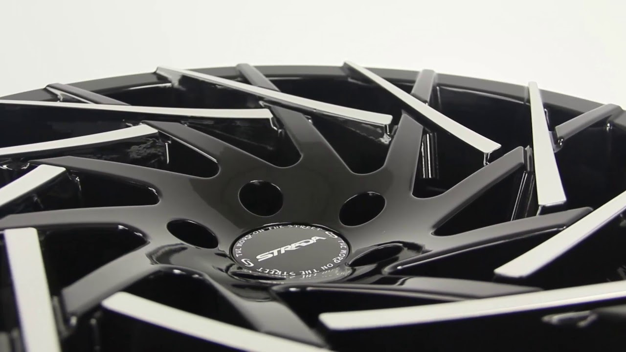 Strada Nido Gloss Black Machined Tips