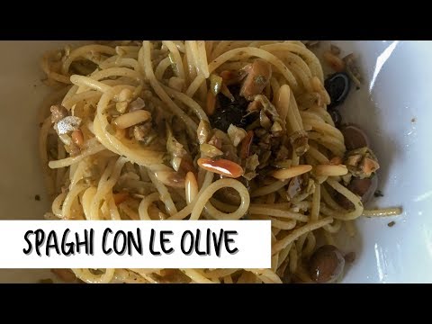 SPAGHI WITH OLIVES