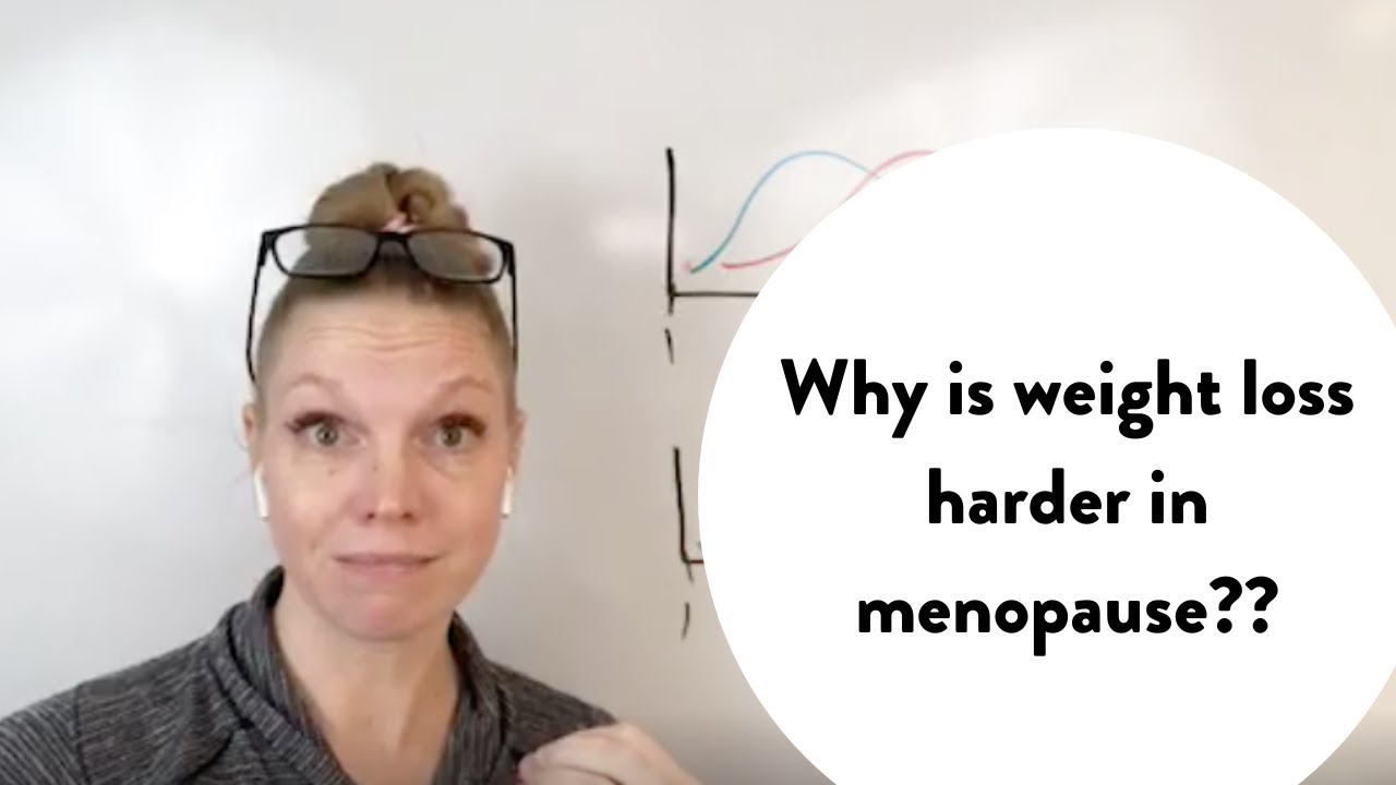 Why is weight loss harder in menopause? - YouTube