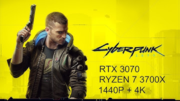 Cyberpunk 2077 1440P Benchmark | RTX 3070 | Ryzen 7 3700x | Ray Tracing PSYCHO | DLSS | 4K CUSTOM
