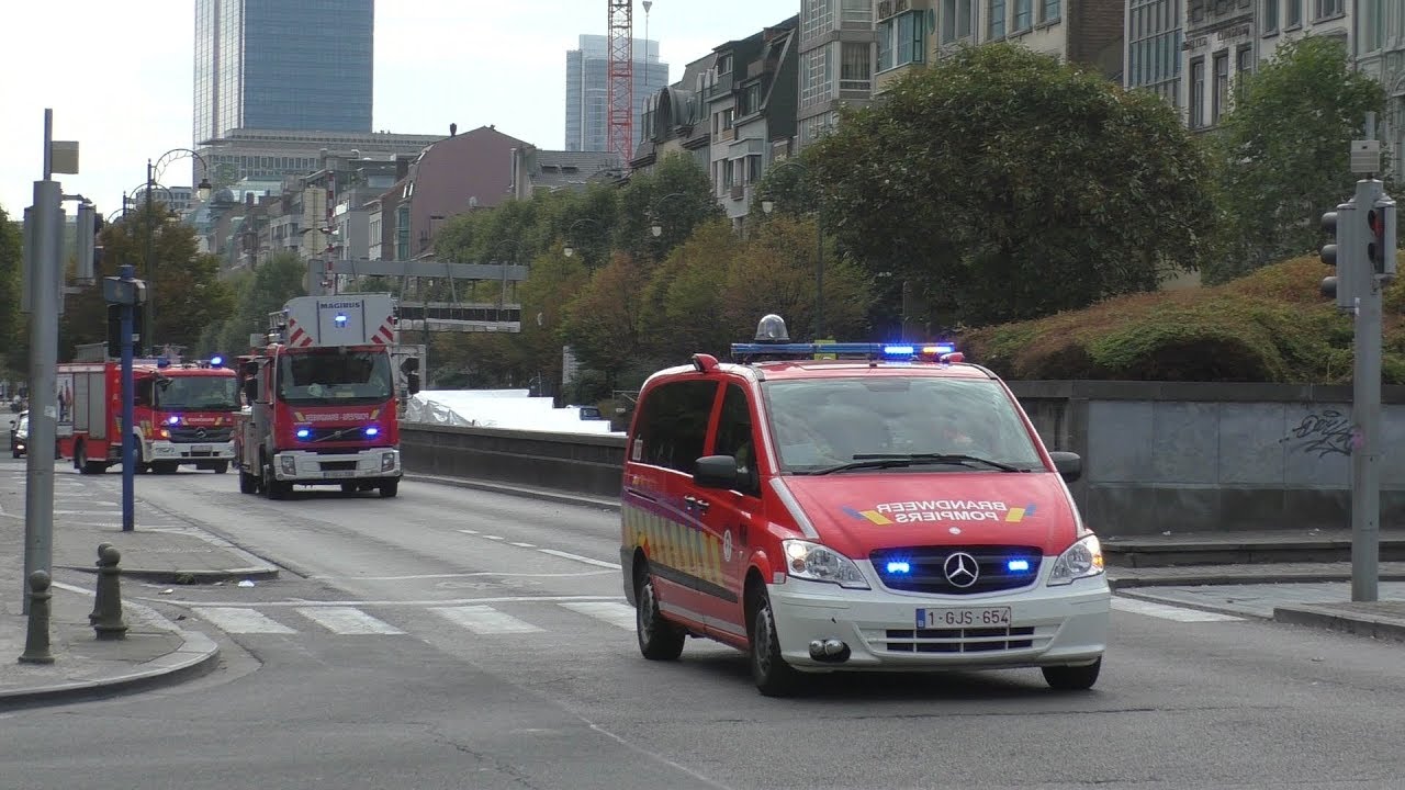 Hulpdiensten met Spoed in Brussel - Rescue services Brussels - Services de secours Bruxelles.