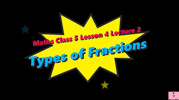 Maths Class 5 Lesson 4 Lecture 2 Types of Fractions CBSE Math Magic Monica Chadha