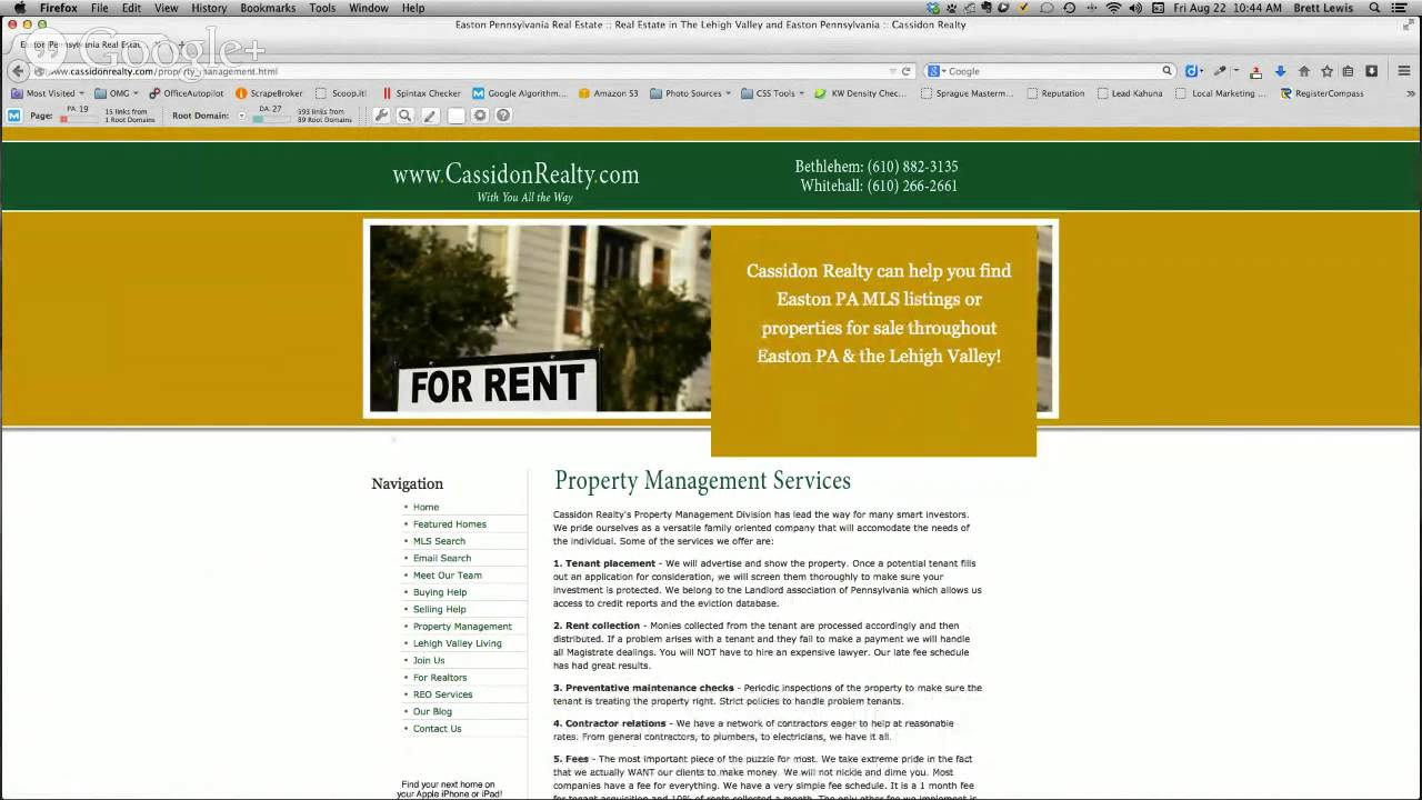 Best Lehigh Valley Property Management Cassidon Realty YouTube