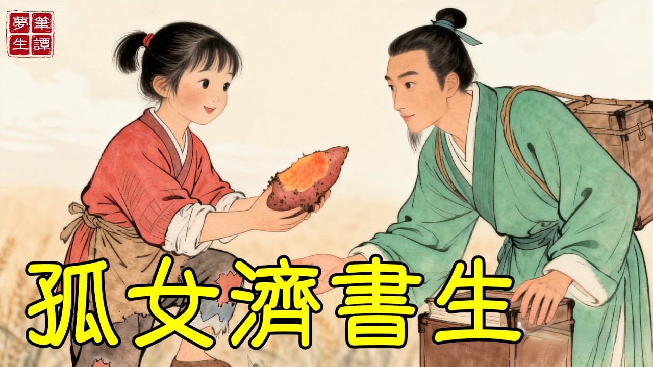 饑荒年，孤女省下口糧救暈倒書生。書生錯過考試，輾轉經商，十年後運糧賑災，尋得恩人，跪奉百石米：「當年一碗，今日一船。」#故事#民間傳說#奇遇#報恩#原創故事