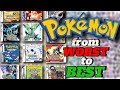 Ranking Every Pokemon Game From WORST To BEST 