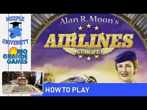 Airlines Europe Board Game - How to Play under 9 minutes (Full CONCISE rules, drop the rulebook!)