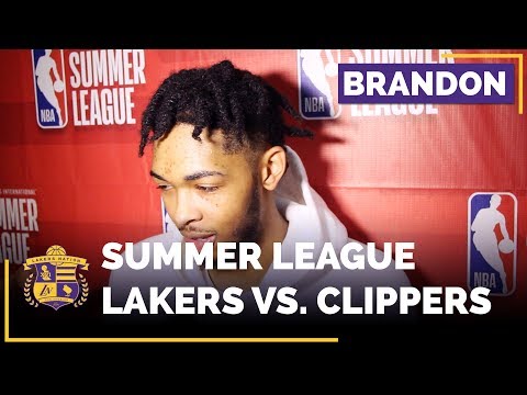 Lakers Summer League: Brandon Ingram On Lonzo Ball, Thomas Bryant