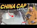 Professional China Cap Layout Using Dividers (Step-by-Step)
