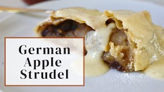 Make an Authentic German Apple Strudel At Home | So Easy!