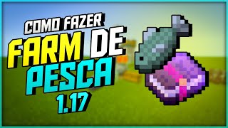 COMO FAZER FARM de PESCA SIMPLES no Minecraft Bedrock 1.17! | MCPE