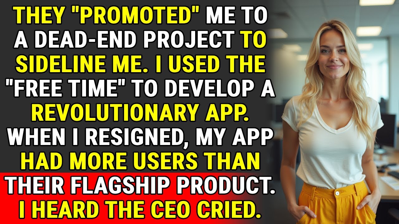 They Gave Me a Fake Promotion to Bury Me — I Built an App That Destroyed Them