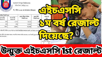 উন্মুক্ত এইচএসসি ১ম বর্ষ রেজাল্ট দিয়েছে?Bou Hsc result 1st year result?  open University hsc result