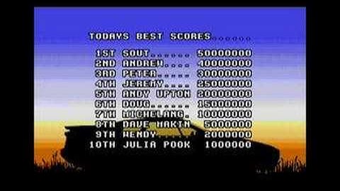 Lotus Esprit Turbo Challenge 2 Atari ST game intro