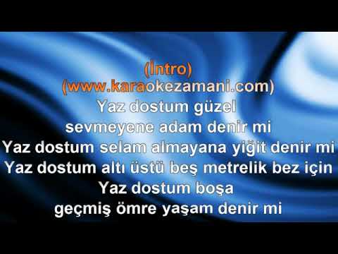 Barış Manço   Sarı Çizmeli Mehmet Ağa   Yaz Dostum 1   1993 TÜRKÇE KARAOKE