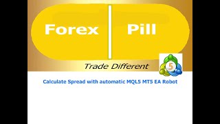 Create Forex Trading Spread calculator with Automatic Trading Robot EA For , MT5  ,MQL5