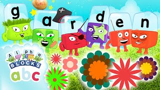 Alphablocks - Can You Spell GARDEN? | Phonics | Learn to Read