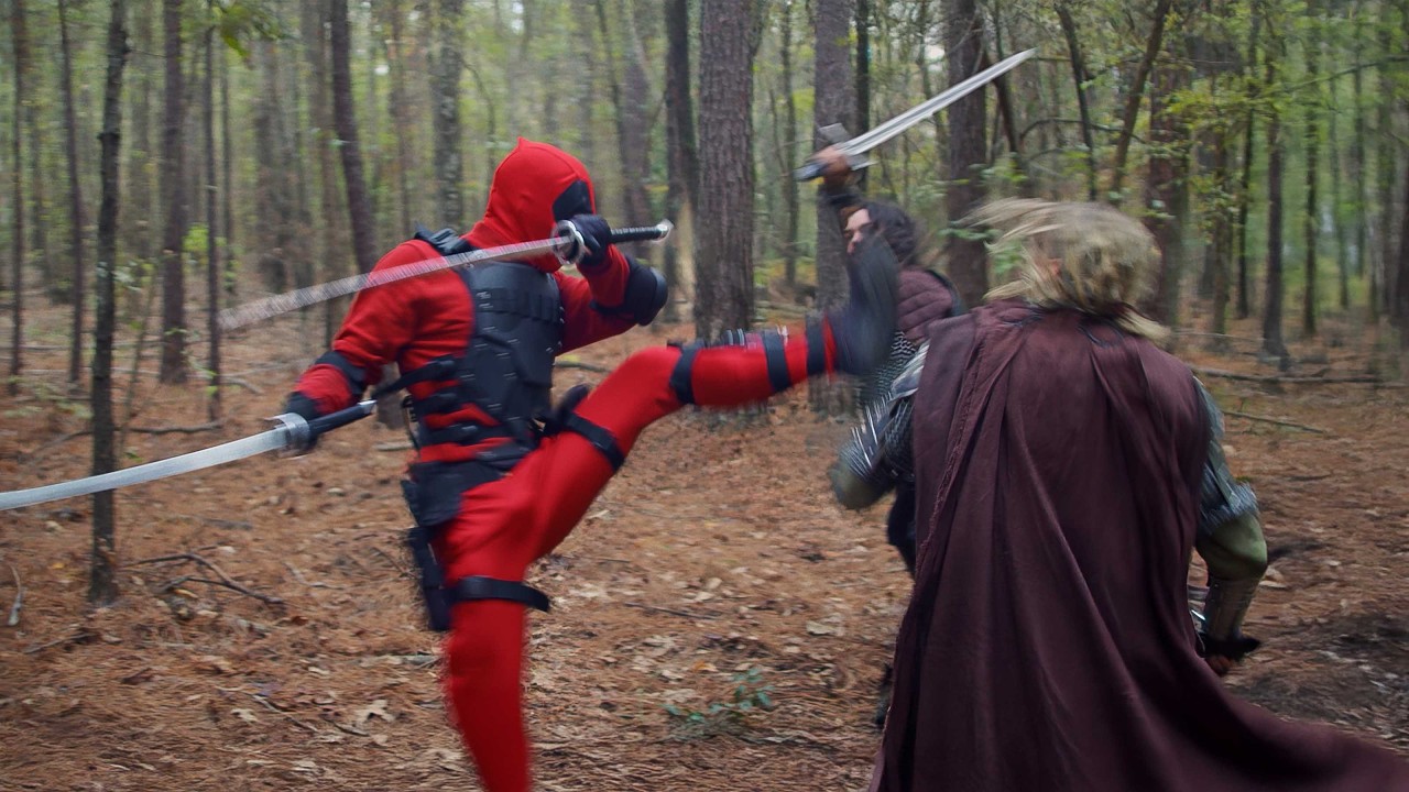 Дэдпул против Рыцаря | Эпическая битва на мечах