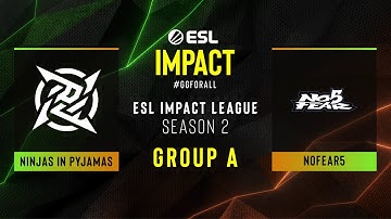 Ninjas in Pyjamas vs. NOFEAR5 - Map 2 - [Vertigo] - ESL Impact League S2 - Group A - EU