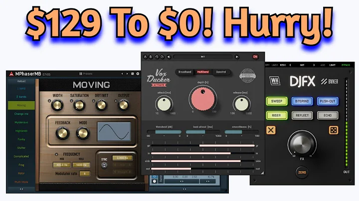 $129 Worth Of Awesome Plugins Are 100% FREE (For A Very Limited Time) Hurry!