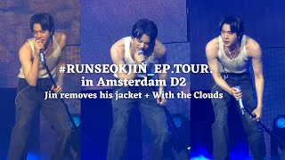 250810 Jin removes his jacket   With the Clouds — BTS Jin RUNSEOKJIN_EP.TOUR in Amsterdam Day 2 [4K]