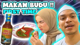 JOANNA FIRST TIME MAKAN BUDU!! UMI BABA EXCITED!!