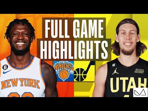 New York Knicks vs Utah Jazz FULL GAME HIGHLIGHTS｜2022-23 NBA Season｜11/15 2022