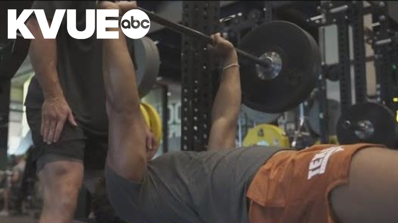 Inside the gym helping several Longhorn football players this offseason